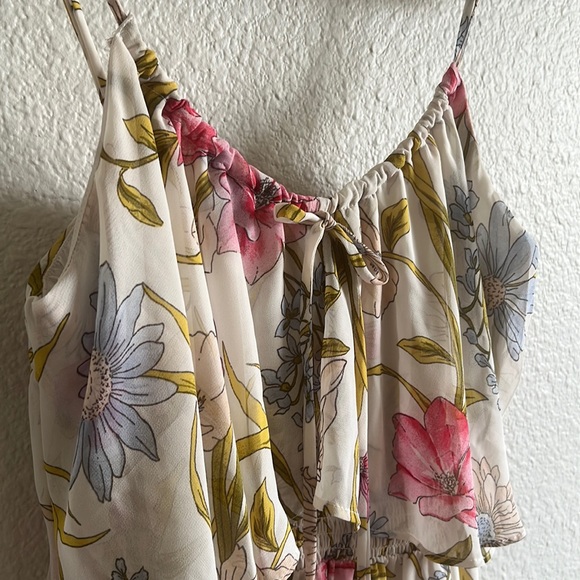 June & Hudson Floral High-Low dress, size medium. - Picture 3 of 13